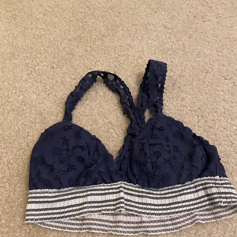 Aerie navy lace bralette size S